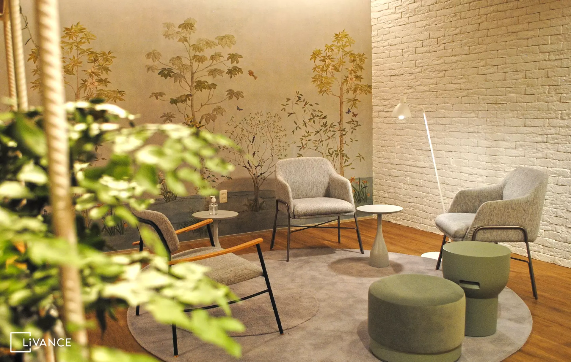 Consultório Vila Olímpia - sala de atendimento acolhedora